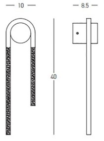 Aplica  23106 Zambelis LED, Auriu, Grecia