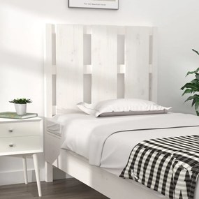 817966 vidaXL Tăblie de pat, alb, 80,5x4x100 cm, lemn masiv de pin