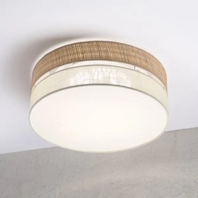 Plafonieră LED SIRJA BOHO LED/36W/230V Ø 45 cm bej/crem