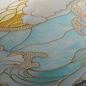 Tablou - Perle 3D în Ocean (120x50 cm)