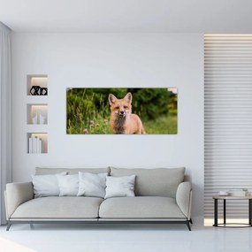 Tablou cu vulpe (120x50 cm), în 40 de alte dimensiuni noi