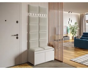 Mobilier pentru hol Kendora 80 (cu 12 buc panouri tapițate Pazara 40x30) (manila 02). 1054009