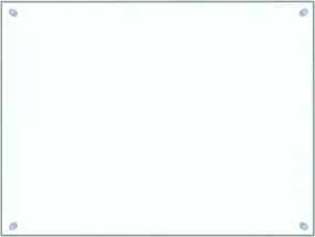 vidaXL Panou antistropi bucătărie transparent 80x60 cm sticlă securiz.