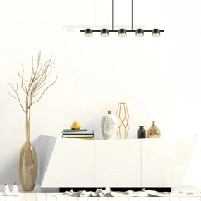 Lustră LED pe cablu MIRELLA 5xGX53/6W/230V negru