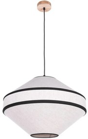 Spot-Light 16991174 - Lustră AMIGO suspendată pe cablu, 1xE27/60W/230V, stejar