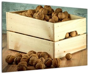 Tablou - Natură moartă de toamnă cu nuci (90x60 cm)