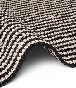 Covor negru țesut manual din iută 160x230 cm Harvest Ebony – Elle Decoration