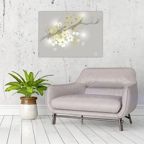 Tablou - Crenguțe înflorite (70x50 cm)