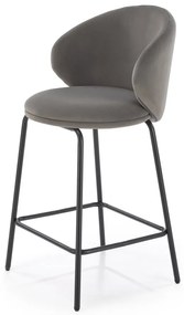 Scaun de bar H121 gri/negru