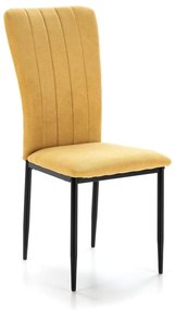 Scaune de dining galben-muștar 4 buc. Holly – Marckeric