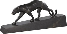 Statueta/ Obiect decorativ din marmura si bronz Pantherae 112461 HZ