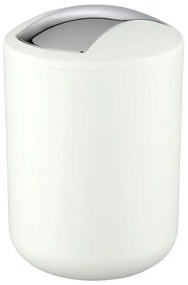 Coș deșeuri Wenko Brasil, 21 cm, alb