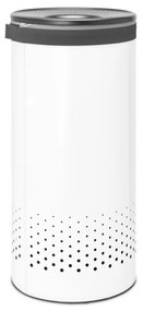 Cos de rufe Brabantia 1004178, 35 L, Capac din plastic, Umplere fara deschidere, Gauri aerisire, Alb