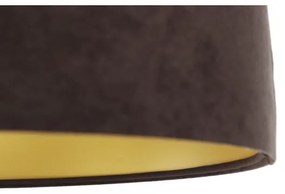 Lustră pe cablu SWING 1xE27/60W/230V maro/bej/auriu