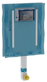 Rezervor incastrat 8 cm Geberit Sigma UP720 compact, cu actionare frontala, montaj in gips carton