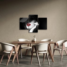 Tablou - Femeie cu pălărie (90x60 cm)