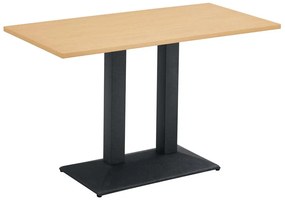 Masă de sufragerie Rahola 2 (stejar + negru) (pentru 4 persoane). 1116487