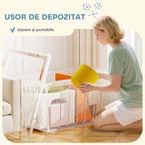 AIYAPLAY Set 8 Construcții Moi pentru Copii 0-3 Ani de Interior, din Catifea și Spumă PU Portocaliu | Aosom Romania