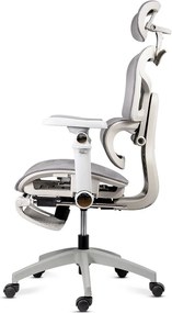 Scaun de birou ergonomic din mesh cu brațe 7D, șezut culisant și tetieră reglabilă 3D SYYT 9524 gri