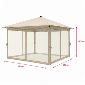 Foișor de petrecere pentru grădină Avenberg FIESTA bej
