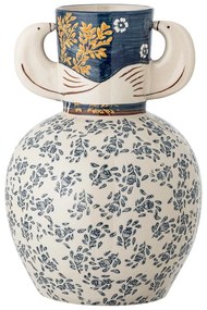 Vază din gresie pictată manual (înălțime 23,5 cm) Hezha – Bloomingville