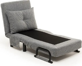 Fotoliu Extensibil,reglabil,Sento,175 x 50 cm,gri