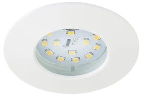Briloner 8316-016 – Plafonieră LED încastrată pentru baie, dimabilă, 5,5 W, 230 V, IP44, albă