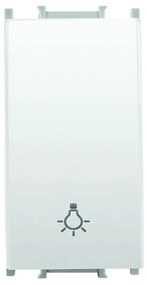 Intrerupator cu revenire 1 modul Thea Modular Panasonic, Alb