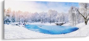 Tablou - Lac de gheață (120x50 cm)