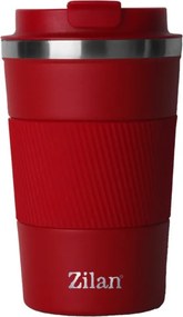 Cana de cafea Zilan ZLN9924 termos, capacitate 510ml, interior din inox, pereti dublii, rosu