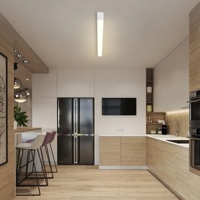 Brilagi - Plafonieră LED cu dimmer SLEEKLINE LED/40W/230V Wi-Fi Tuya albă+telecomandă