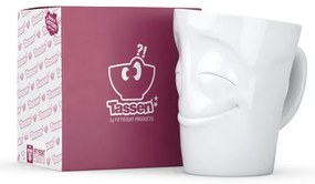 Cană cu toartă din porțelan 58products, 350 ml, alb