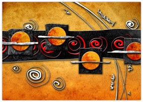 Tablou abstacției - Panete (70x50 cm)