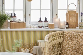 Felinar pentru lumânare cu laturi de hartie HURRICANE