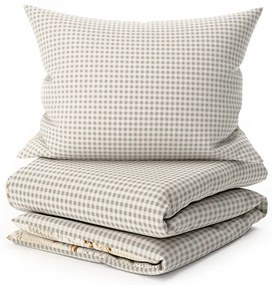 Lenjerie de pat din bumbac Renforce PATCHWORK bej Dimensiune lenjerie de pat: 70 x 90 cm | 140 x 200 cm