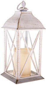 Felinar cu lumânare LED Winter, 30,5 x 14 cm,lumină albă caldă, plastic