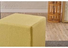 Taburet CUBI 40x40 cm galben