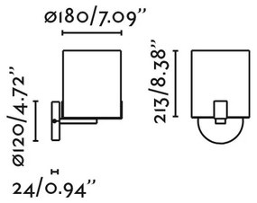 Aplica de perete design modern NILA