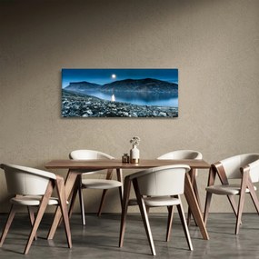 Tablou - Islanda noaptea (120x50 cm)
