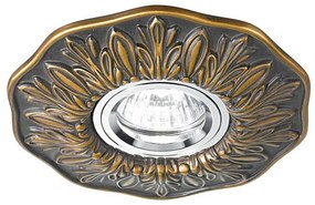 Ideal lux - Lampă încastrată 1xGU10/50W/230V bronz