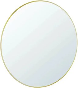 Oglinda cu iluminare Led Gala Diam 100x100 cm auriu
