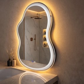 Oglindă LED UNO DOUBLE 80x55 cm