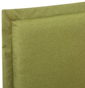 Cadru de pat, verde, 90 x 200 cm, material textil Verde, 90 x 200 cm