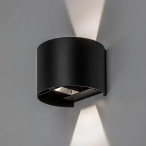 Rabalux 77218 - LED aplică de perete pentru exterior VIRNA 5W/230V 2700/4000/6500K IP54 neagră