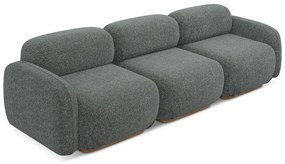 Canapea modulară gri 270 cm Ailani – Makamii