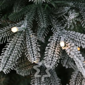 Molid înzăpezit 600 LED 210 cm