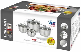 Elo 22905 Set de bază de 4 oale din oțelinoxidabil Brillant