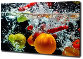 Imprimare tablou canvas Fructele sub apa