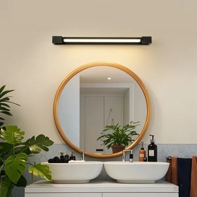 Brilagi-LED Iluminare pentru oglindă de baie AQUA LINE LED/18W/230V 60 cm IP44 negru