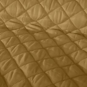Cuvertură de pat matlasată elegantă de culoare galben maronie Lăţime: 220 cm Lungime: 240cm